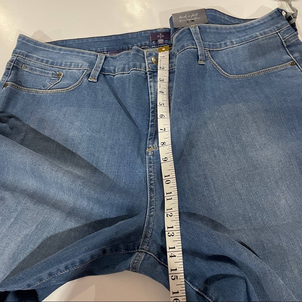 NYDJ Mini Boot Medium Wash High Rise Jeans Size 24W - Picture 9 of 10